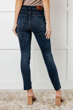 Load image into Gallery viewer, Tessa High Rise Control Top Step Hem Skinny Jeans
