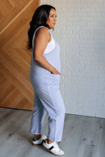 Load image into Gallery viewer, Totally Me Spaghetti Strap Jumpsuit in Heather Grey
