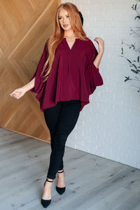 Universal Philosophy Blouse in Wine