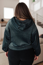 Load image into Gallery viewer, Velvet Icon Hoodie In Grey Blue
