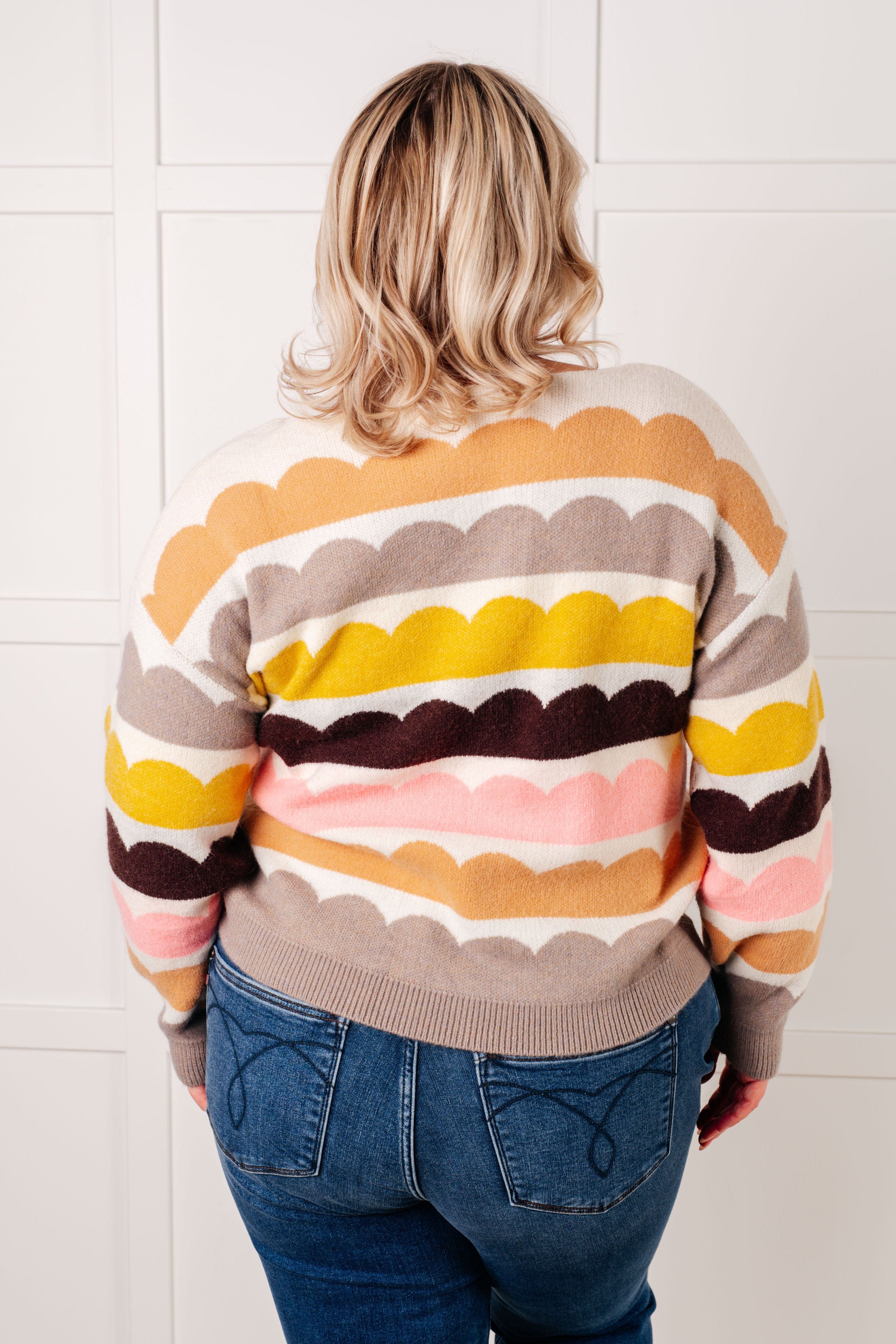 Wave After Wave Striped Sweater