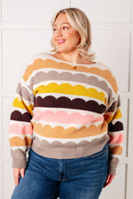 Load image into Gallery viewer, Wave After Wave Striped Sweater
