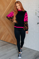 Load image into Gallery viewer, Wild About You Animal Print Sweater
