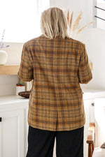 Load image into Gallery viewer, World Class Plaid Blazer
