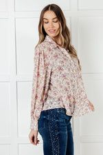 Load image into Gallery viewer, You and I Connect Floral Button Up Blouse
