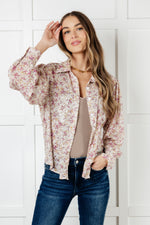 Load image into Gallery viewer, You and I Connect Floral Button Up Blouse
