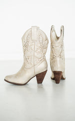 Load image into Gallery viewer, Houston Western Boots in Champagne
