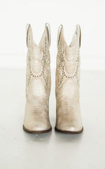 Load image into Gallery viewer, Houston Western Boots in Champagne
