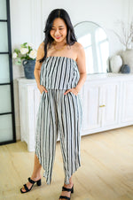 Load image into Gallery viewer, Modern Stripes Sleeveless Jumpsuit
