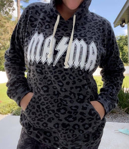 MAMA leopard hoodie