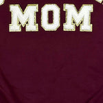 Load image into Gallery viewer, Football Mom Chenille Patch Sweatshirt

