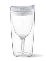 Load image into Gallery viewer, PREORDER: Portable Wine Cup with Acrylic Lid in Clear
