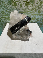 Load image into Gallery viewer, Black Tourmaline in Quartz Matrix
