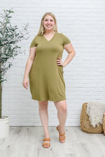 Load image into Gallery viewer, Counting On You T-Shirt Dress
