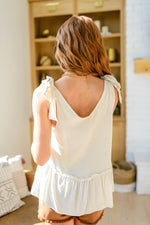 Load image into Gallery viewer, All Tied Up Peplum Tank
