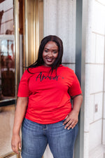 Load image into Gallery viewer, Amour Tee in Cherry Red
