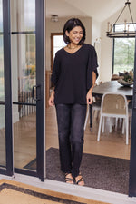 Load image into Gallery viewer, Around the World Draped Sleeve Blouse
