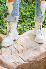 Load image into Gallery viewer, Autumn Feels Combat Boots
