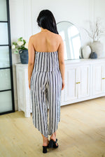 Load image into Gallery viewer, Modern Stripes Sleeveless Jumpsuit
