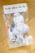 Load image into Gallery viewer, Ballerina Doodle Coloring Activity Doll
