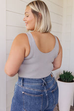 Load image into Gallery viewer, Basics Bodysuit in Grey
