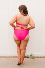 Load image into Gallery viewer, Beside the Bay Pink Swimsuit Bottoms
