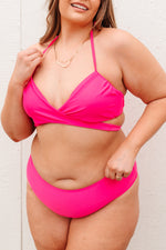 Load image into Gallery viewer, Beside the Bay Pink Swimsuit Bottoms
