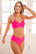 Load image into Gallery viewer, Beside the Bay Pink Swimsuit Bottoms
