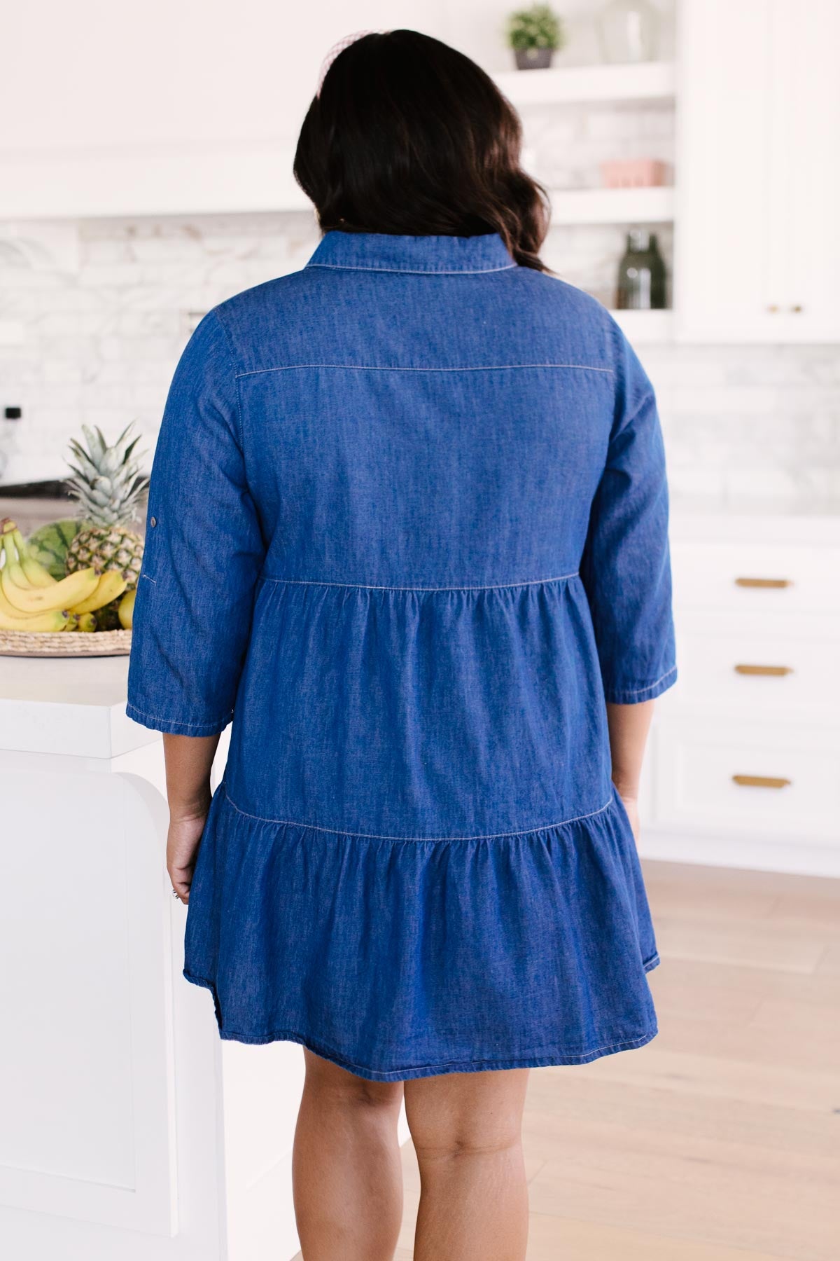 Blue Jean Baby Button Down Dress