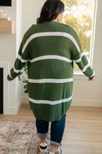Load image into Gallery viewer, Brighter is Better Striped Cardigan in Green
