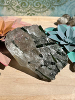 Load image into Gallery viewer, Green Tourmaline included in Quartz
