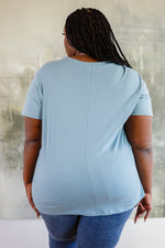 Load image into Gallery viewer, Cardinal Short Sleeve Tee in Blue Grey
