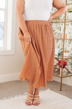 Load image into Gallery viewer, Are You Talking to Me Pleated Midi Skirt
