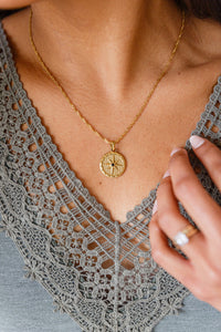 Compass To My Heart Necklace