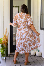 Load image into Gallery viewer, Conversation Starter Floral Faux Wrap Dress
