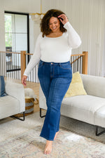 Load image into Gallery viewer, Daria Front Seam Wide Leg Trouser Jeans
