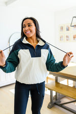 Load image into Gallery viewer, Dash Color Block 1/4 Zip Pullover
