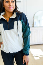 Load image into Gallery viewer, Dash Color Block 1/4 Zip Pullover
