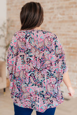 Load image into Gallery viewer, Essentially You Top in Pink Paisley
