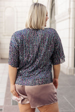 Load image into Gallery viewer, Evening of Stars Sequin Top
