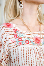 Load image into Gallery viewer, Floral Goals Blouse
