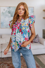 Load image into Gallery viewer, Floral Impressions Blouse
