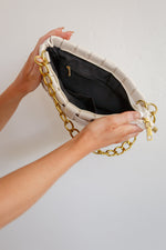 Load image into Gallery viewer, Forever Falling Handbag in Cream
