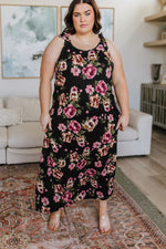 Load image into Gallery viewer, Fortuitous in Floral Maxi Dress
