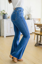 Load image into Gallery viewer, Francine High Rise Tummy Control Flared Jeans
