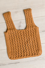 Load image into Gallery viewer, Girls Day Open Weave Bag in Tan

