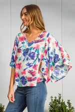 Load image into Gallery viewer, Hello There Floral Top
