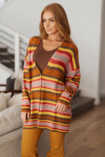 Load image into Gallery viewer, Henny Penny Striped Cardigan
