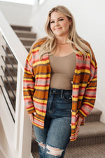 Load image into Gallery viewer, Henny Penny Striped Cardigan
