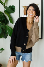 Load image into Gallery viewer, Hidden Bookstore Two Toned Cardigan
